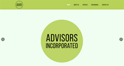 Desktop Screenshot of advisors-incorporated.com